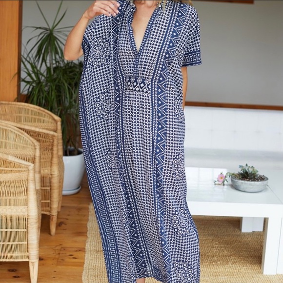 Emerson Fry long Caftan in Ink - size OS - Picture 1 of 8